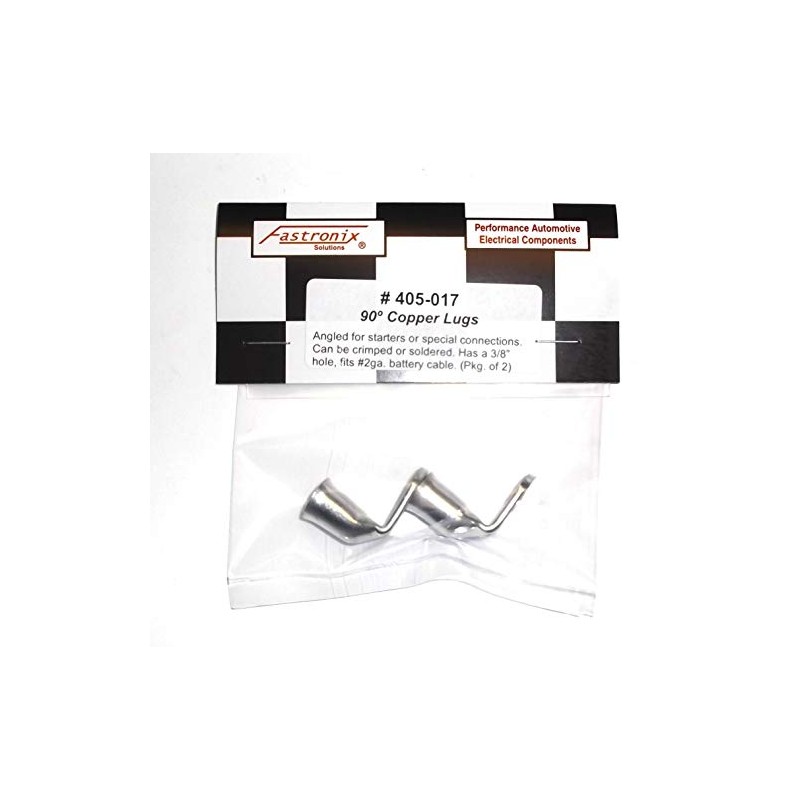 Tapones de cobre de 90 grados, Plateado, 3/8" 2 Gauge