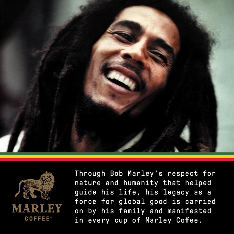Marley Coffee Buffalo Soldier, Fairtrade Certified, Medium-Dark Roast Coffee, Keurig