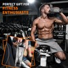 FANS-ONE Premium Electric Protein Shaker Bottle, 24 oz Lockable Blender