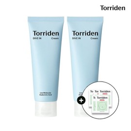 Toryden 다이브인 히알루론산 크림 80ml 2개 +(밸런스풀 컨트롤 세럼 2mlx5매 증정) Dive-In Hyaluronic Acid Cream 80ml 2pcs + (Free Balanceful Control Serum 2ml x 5 sheets)