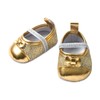Heless 7471 Glitter Ballerinas for Dolls, Gold, Size 30 -