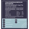 BodyBio Calcium Magnesium Butyrate | Postbiotic Supplement | Vegetarian-Friendly |