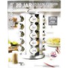 Kamenstein 20 Jar Revolving Stainless Steel Spice Rack