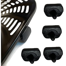 ALJ Air Fryer Rubber Feet for Gourmia Air Fryers, 4PCS Upgraded Food Grade Air Fryer Silicone Rubber Tabs, Rubber Bumpers, Rubber Tips for Gourmia Air Fryer Tray, High Temperature Resistant