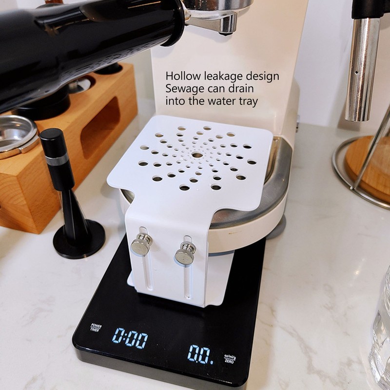 Coffee Machine Scale Rack Stainless Steel Height Adjustable Leakage Design