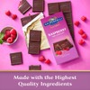 GHIRARDELLI Raspberry Dark Chocolate Squares Bar, 4.8 Oz Bar (10