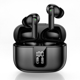 Language Translator Earbuds, Online Translation No Subscription Needed, 3-in-1 Translator Earphones 150 Languages & Accents & 8 Offline Translation Packs Active Noise Cancellation,Transparency