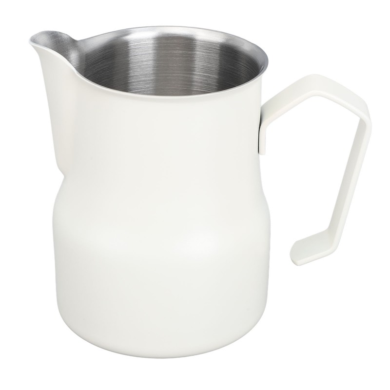 Milk Frother Cup 350ml 304 Stainless Steel Pointed Mouth Foaming