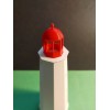 Handmade N 1:160 scale Sandy Hook Lighthouse w blinking LED