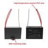 CBB61 5uf+5uf 3-Wire 350V AC Ceiling Fan Capacitor - 50/60