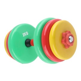 Venbytech for Adjustable Colorful Removable Non Ness Dumbbell for Home Exercise