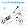 New Upgraded 1472A1191 Wheel Package Blower, Air Conditioner Blower Wheel