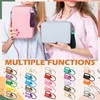 Landical 100 Pcs Key Fob Hardware Set 1 Inch with
