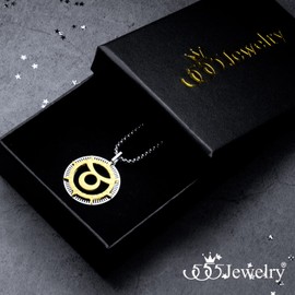 555Jewelry Stainless Steel Horoscope Zodiac Sign Necklace Pendant for Men and Women, Metal, No Gemstone, Stainless Steel, No Gemstone