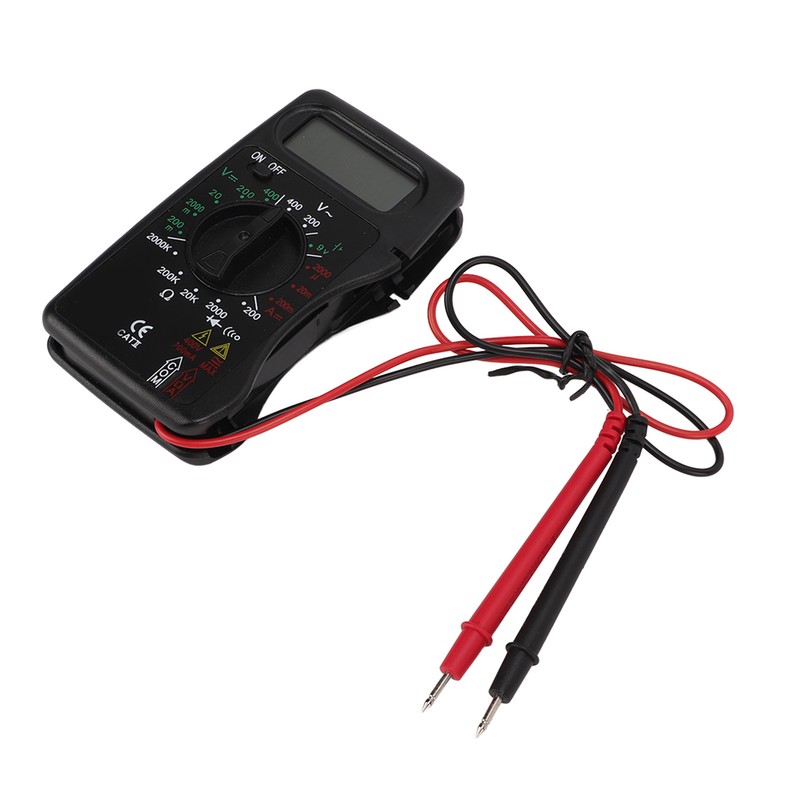 Digital Multimeter Multi Tests Rubber Protective Case Small Portable Auto