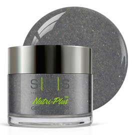 SNS Nail Dip Powder, Gelous Color Dipping Powder - Wine is Poetry (Gray, Shimmer) - Long-Lasting Dip Nail Color Lasts 14 Days - Low-Odor & No UV Lamp Required - 1oz