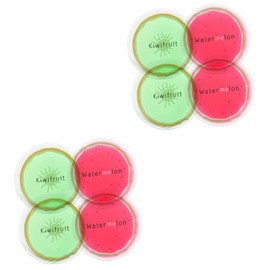 Healvian 8pcs Gel Ice Packs for Boys and Girls Reusable Portable Cold Therapy Bags Fruit-themed Nursing Supplies for Injury Relief and Soreness Soothing Convenient Ice Packs for Home Use