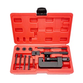 ORIGINTECH Chain Breaker, 13-Piece Chain Cutter Rivet Tool Set Riveting Breaker Riveter for Motorcycle, Bike, ATV