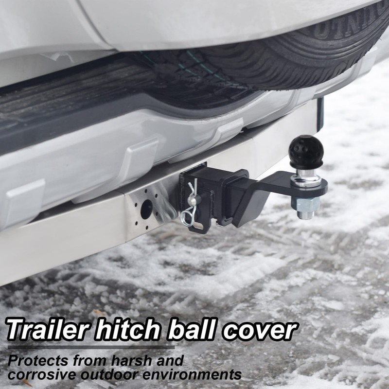 ZFRITP 2 Stück Abdeckkappen für Anhängerkupplung, Kugelabdeckung für Anhängerkupplung, Universal-Schutz