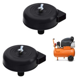 Air Compressor Intake Filter, Silencer Filter Compressor, Air Compressor Silencer Filter 3/8 Inch 16 mm, 16 mm 3/8PT Intake Filter, for Piston Compressor Pack of 2