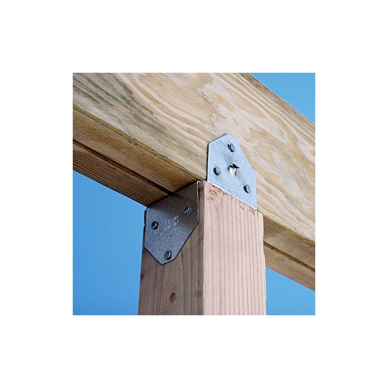 Simpson Strong-Tie BCS2-2/4Z BCS ZMAX Galvanized Post Cap for Double