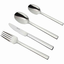 Solex Maya Kids Children's Cutlery Set 4-Piece Stainless Steel Silver 14 x 2 x 1 cm