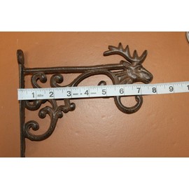 Woodlands Mailbox Post Decor Cast Iron Corbel Corner Accent B-15