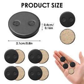 Bike Disc Brake Pads 4 Pairs Resin Oil Semi-Metal Round Pad Bicycle Accessories Brake Pads Replacement Cycling Road Mountain Bike Brake Pads for Bicycle Electric Bike Cycle