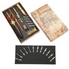 Feather Pen Set Retro British Creativity Writing Suit for Business