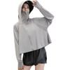 [MiniAya] ラッシュガード レディース uvカット パーカー 日焼け対策 冷感 夏 軽量 薄手