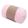 Hilo De Lana Grueso, Tela De Ganchillo Suave, Rosa Claro