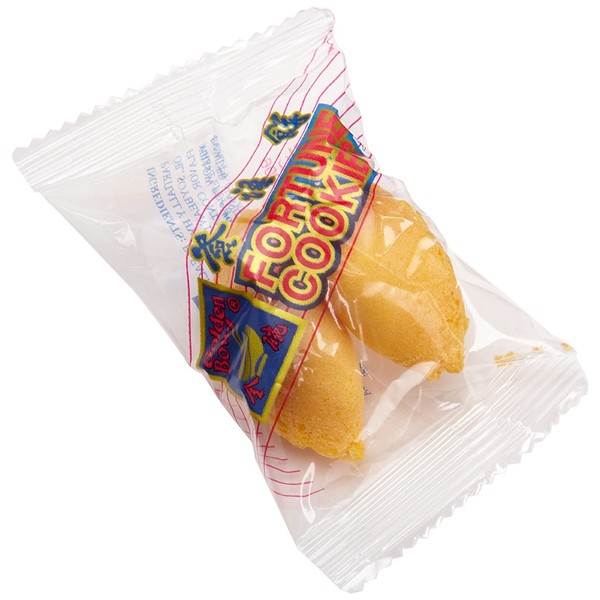 Golden Bowl Fortune Cookies, Citrus Flavor, Individually Wrapped Cookies, Bulk Pack, 400 Count