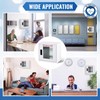Zonon AED Cabinet Wall Mounted with Clear Window and Handle,
