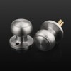 Probrico Brushed Satin Nickel Flat Ball Round Interior Door Handles