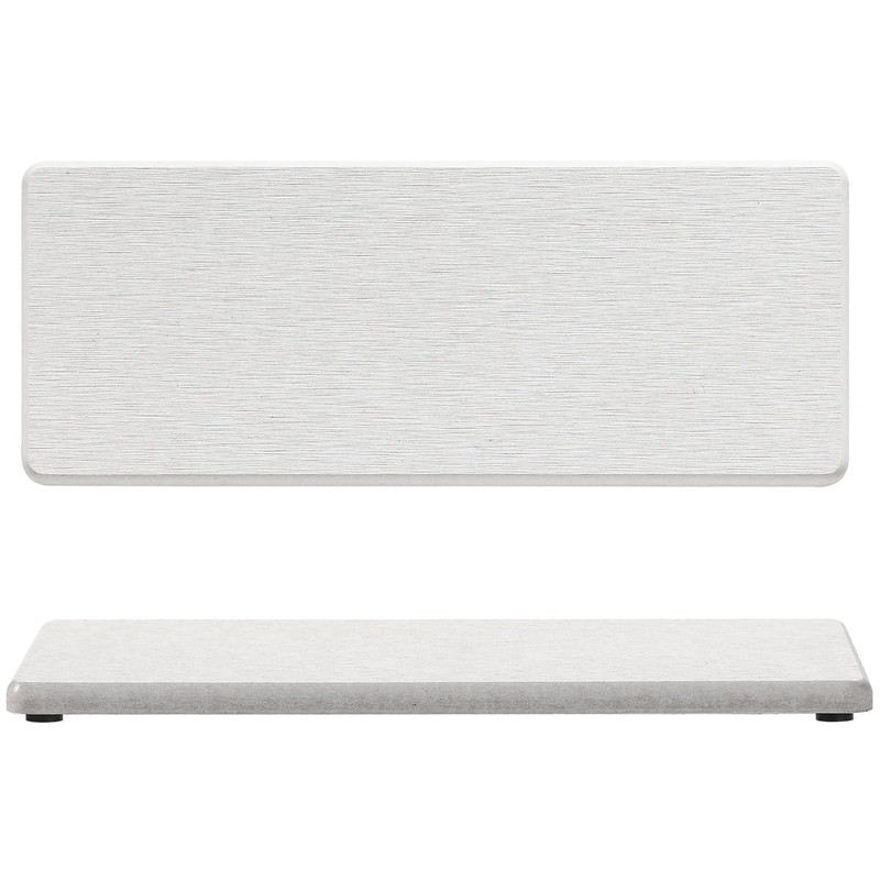 2PCS Bathroom Sink Vanity Trays, Water Absorbing Diatomite Stone Drying