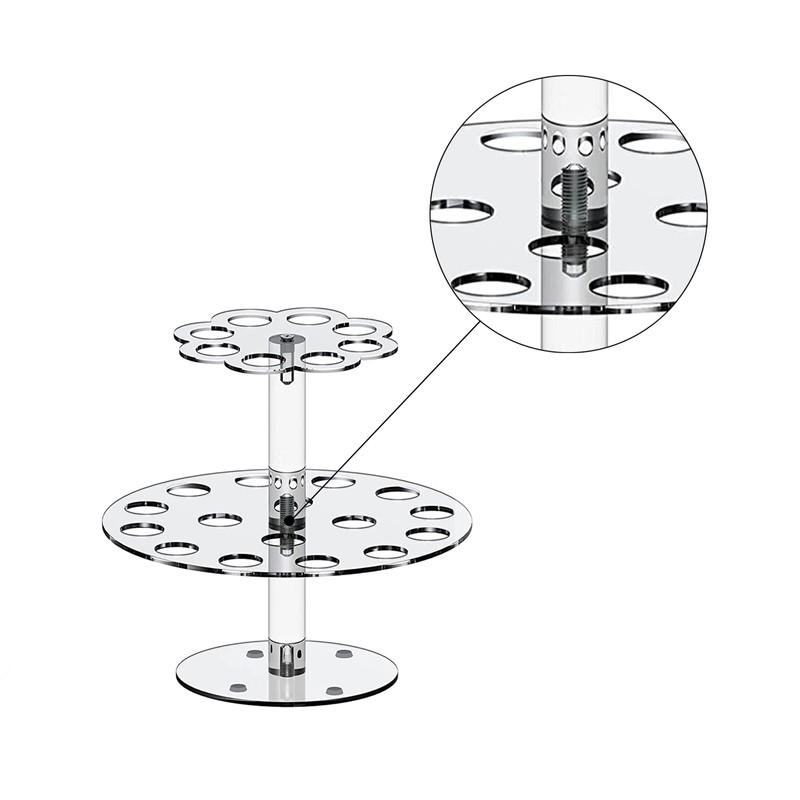 Acrylic Ice Cream Cone Bracket Popcorn Cone Display Rack