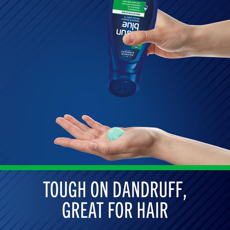 Selsun Blue Moisturizing Antidandruff Shampoo, Maximum Strength Scalp Treatment With