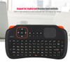 2.4GHZ 83-key Wireless Keypad Mini Rechargeable Keyboard for Android Russian