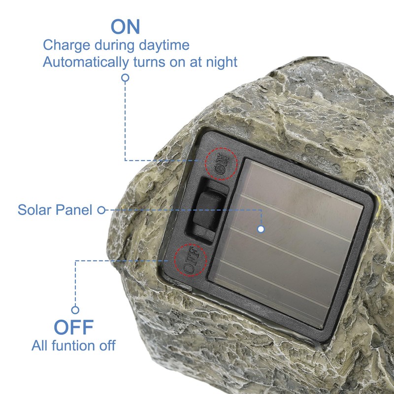 sourcing map Fake Rock Hidden Key Box, Hide a Spare