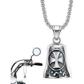 Guardian Bell Motorcycle, Campana Biker, Guardian Bells para Motos - Biker Bell Accesorio o Llavero para Buena Suerte en el | Campana de Motorista de Motocicleta, Accesorio de Llavero de Campana