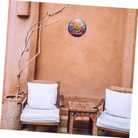 iplusmile Metal Flower Wall Decor Unique Iron Floral Sculpture for Eye Catching Home Garden Decoration Versatile Wall Hanging Art for Living Room Park