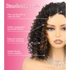SISICLOUD 12 Inch Short Bob Wigs T Part Deep Wave