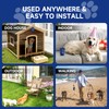 XIXVA 15-30kHz Adjustable Dog Bark Deterrent Devices with IPX5 Waterproof,