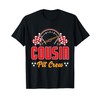 Race Car Birthday Party Matching Family Cousin Pit Crew T-Shirt