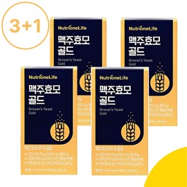 Nutrione Brewer's Yeast Gold Protein Biotin Jung Woo-sung Home Shopping 4 Boxes 12 Month Supply / 뉴트리원 맥주효모 골드 단백질 비오틴 정우성 홈쇼핑 4박스 12개월분