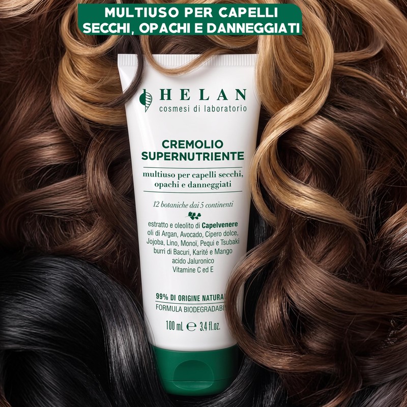 Helan Capelvenere - Cremolio Supernutriente Multiuso per Capelli Secchi Opachi