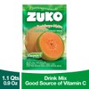 ZUKO Cantaloupe Instant Powder Drink, 24 Individual Bags 0.9 Oz,