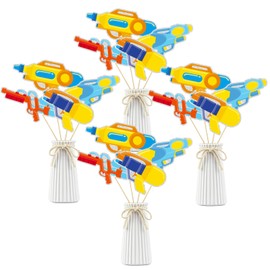 Set of 16,Water Guns Theme Centerpiece Sticks,Summer Hawaii Water Guns Party Party Centerpiece Table Toppers,Beach Surfing Baby Shower Party Decoration for Boys Girls.