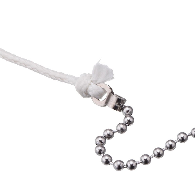 Shappy 2 Pack Steel Beaded Ball Pull Chain String Extension