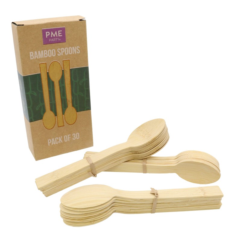 PME Bamboo Cutlery - Set of 10, Pack of 30